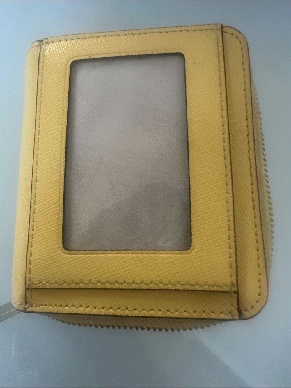 kate spade Yellow Saffiano ID Card Holder Wallet - Picture 10 of 10